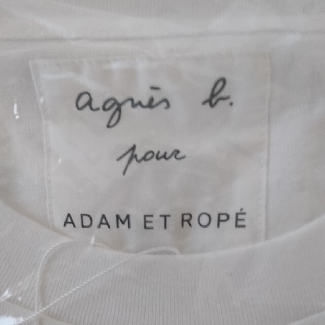 Adam et Rope'(アダムエロぺ)のagnes b.(アニエスベー)b.マークTシャツ(Mホワイト) レディースのトップス(Tシャツ(半袖/袖なし))の商品写真