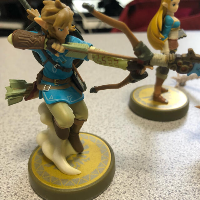 任天堂(ニンテンドウ)のamiibo ガーディアン、リンク、ゼルダセット エンタメ/ホビーのフィギュア(ゲームキャラクター)の商品写真