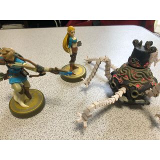 ニンテンドウ(任天堂)のamiibo ガーディアン、リンク、ゼルダセット(ゲームキャラクター)