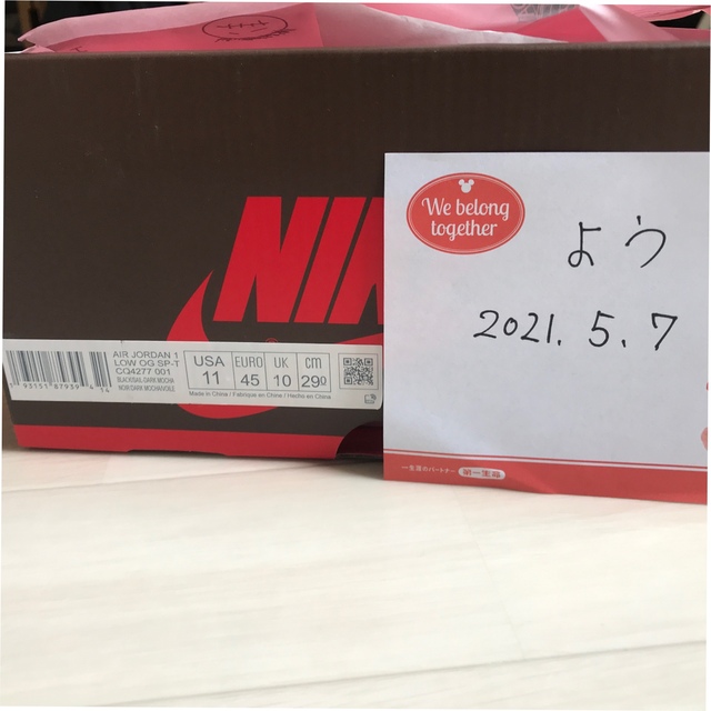 NIKE(ナイキ)の29.0㎝ NIKE AIR JORDAN 1 LOW TRAVIS SCOTT メンズの靴/シューズ(スニーカー)の商品写真