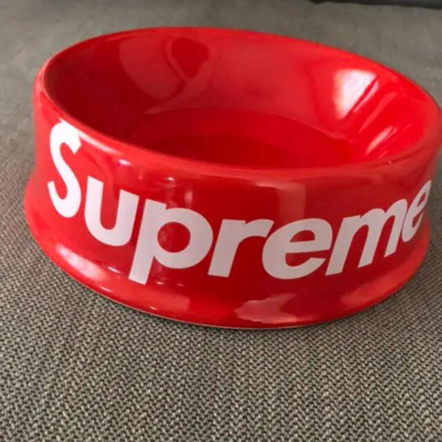 SUPREME シュプリーム ドッグボウル レッド ボックスロゴ フードボウル 1