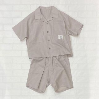 フタフタ(futafuta)の【新品】ボーイズ シャツ＋ハーフパンツ 2点セット バースデイ(パンツ/スパッツ)