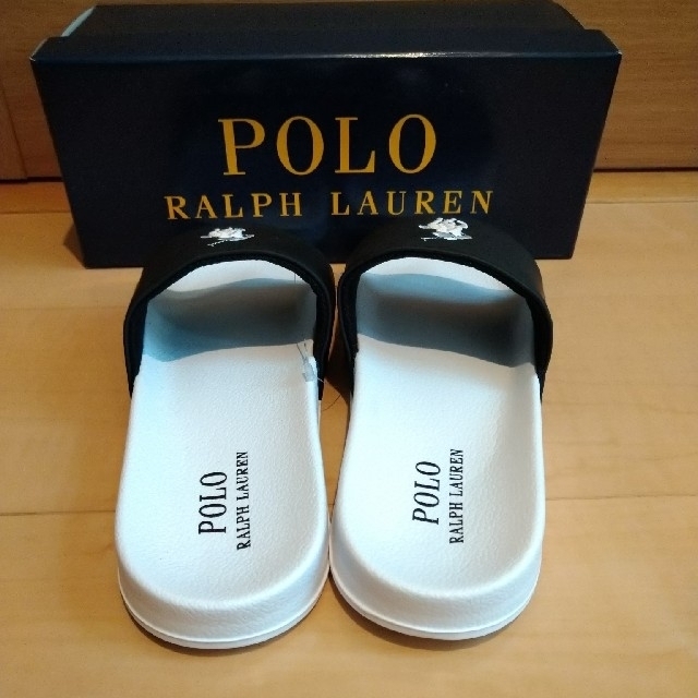 POLO RALPH LAUREN(ポロラルフローレン)の専用💛新品未使用✨ラルフ・ローレン　サンダル　シャワーサンダル　ブラック レディースの靴/シューズ(サンダル)の商品写真