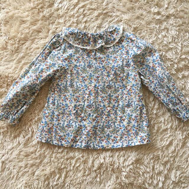 Bonpoint(ボンポワン)の美品♡小花柄ブラウス　120cm キッズ/ベビー/マタニティのキッズ服女の子用(90cm~)(ブラウス)の商品写真