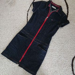 トミーヒルフィガー(TOMMY HILFIGER)のtommy jeans デニムワンピース♪(ひざ丈ワンピース)