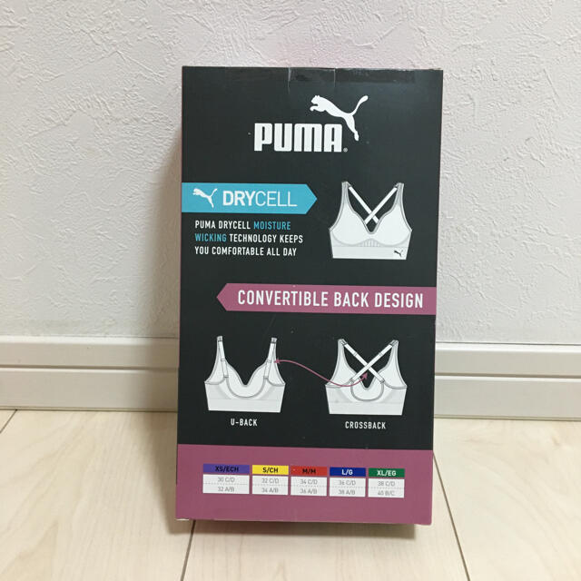 PUMA(プーマ)の新品　PUMA スポーツブラ　L スポーツ/アウトドアのトレーニング/エクササイズ(トレーニング用品)の商品写真