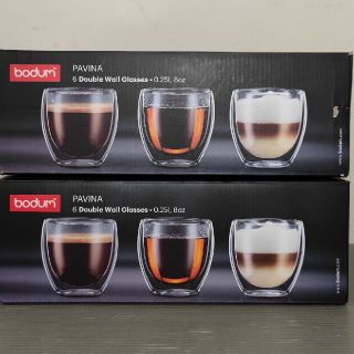 ボダム(bodum)のBODUM PAVINA ボダム バヴィール　ダブルウォール グラス 6点セット(タンブラー)