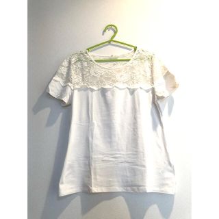 H&M レースTシャツ(Tシャツ(半袖/袖なし))