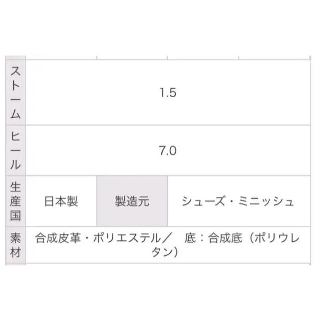 Re:getA(リゲッタ)の【おまけ付き】used品　Re:getA リゲッタ　7cm  Mサイズ レディースの靴/シューズ(ハイヒール/パンプス)の商品写真