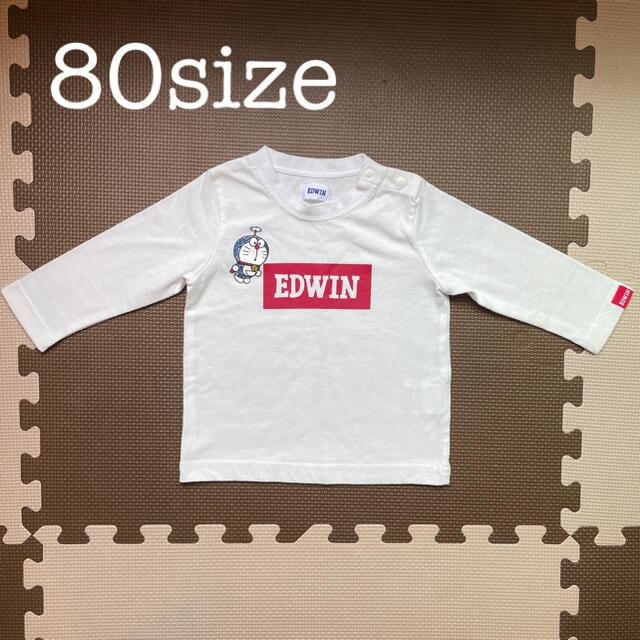 EDWIN(エドウィン)の【中古】EDWIN ドラえもん　コラボロンT キッズ/ベビー/マタニティのキッズ服男の子用(90cm~)(Tシャツ/カットソー)の商品写真