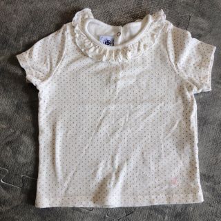 プチバトー(PETIT BATEAU)のPETIT BATEAU ドット Tシャツ(Ｔシャツ)