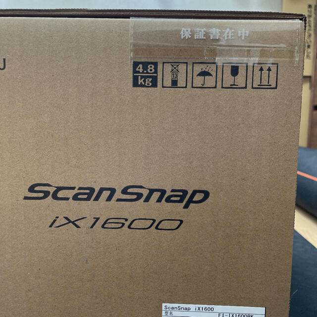 富士通(フジツウ)の【新品未開封】Scansnap ix1600　ブラック　黒 スマホ/家電/カメラのPC/タブレット(PC周辺機器)の商品写真