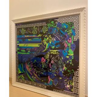 ヴェルサーチ(VERSACE)のヴェルサーチ　スカーフ　額付き(絵画/タペストリー)