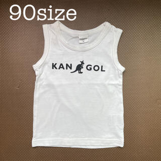 カンゴール(KANGOL)の【美品】KANGOL キッズ ノースリーブ 90サイズ(Tシャツ/カットソー)