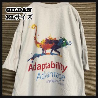 ギルタン(GILDAN)の【ギルダン】半袖Tシャツ　アニマル柄　カメレオン　は虫類　グラフィック78(Tシャツ/カットソー(半袖/袖なし))