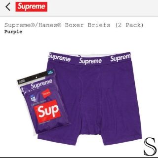 シュプリーム(Supreme)の新品未使用 Supreme Hanes Boxer Purple(1枚)(トランクス)