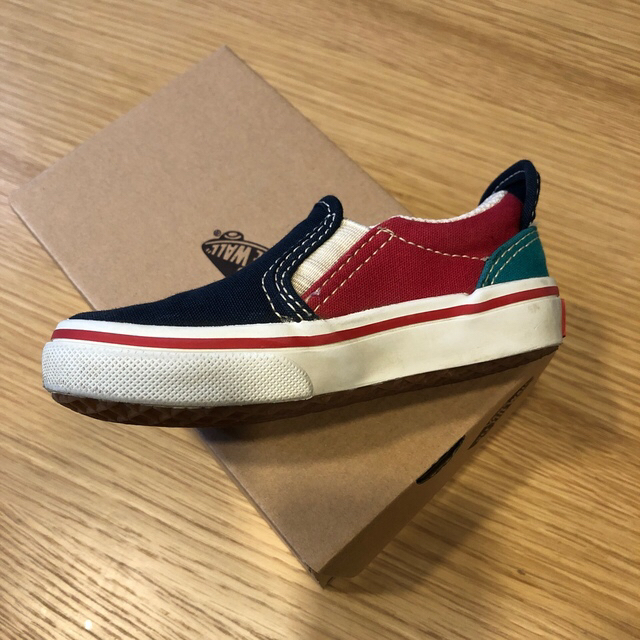 VANS(ヴァンズ)のVANS スリッポン　15cm キッズ/ベビー/マタニティのキッズ靴/シューズ(15cm~)(スリッポン)の商品写真