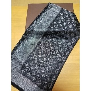 ルイヴィトン(LOUIS VUITTON)のルイヴィトン　ショール　モノグラム　シルク　フリンジ　ストール(ストール/パシュミナ)