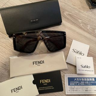 フェンディ(FENDI)のFENDI トータスシェル　シールド サングラス(サングラス/メガネ)