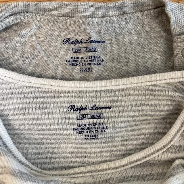 Ralph Lauren(ラルフローレン)の長袖Tシャツ　ベビー　ラルフローレン キッズ/ベビー/マタニティのベビー服(~85cm)(Ｔシャツ)の商品写真