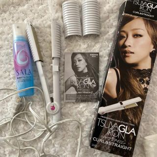 ツヤグラアイロン　中古品(ヘアアイロン)