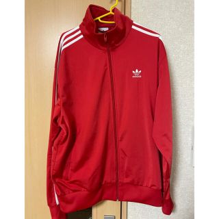 アディダス(adidas)のadidas アディダス ジャージ　レッド　 XL(ジャージ)