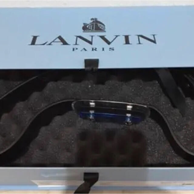 ランバン　LANVIN ベルト　イタリア製　ブラック　Sサイズ 1