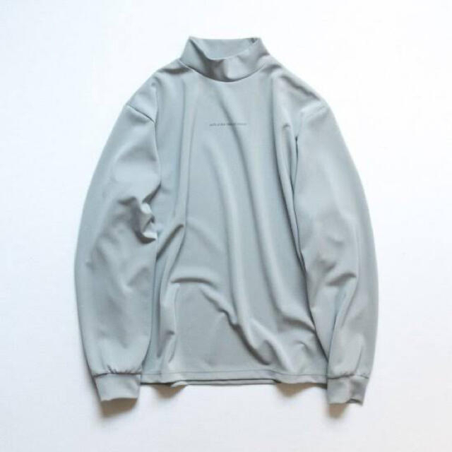 stein OVERSIZED HIGH NECK LS・P.GRAY