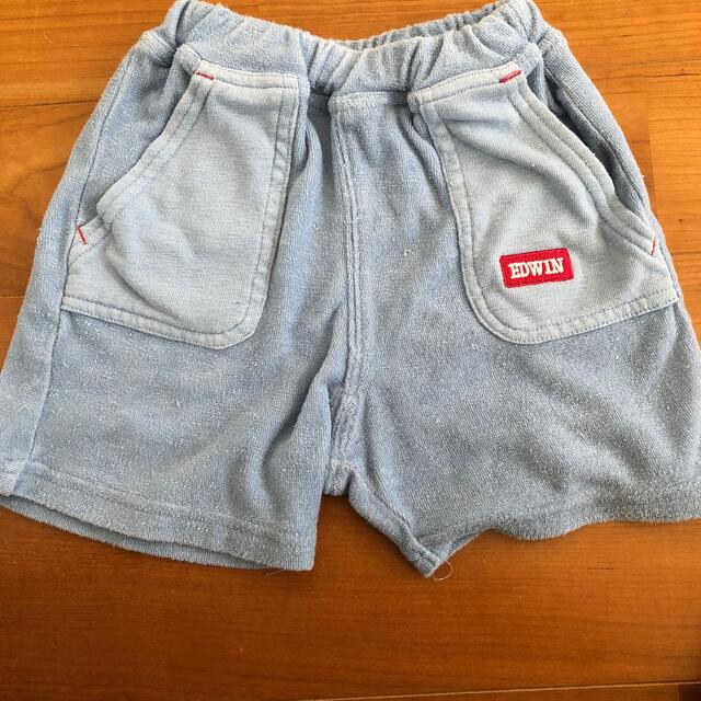 Champion(チャンピオン)の90㌢ ❤️2枚セット　チャンピオン　EDWIN パンツ キッズ/ベビー/マタニティのキッズ服男の子用(90cm~)(パンツ/スパッツ)の商品写真