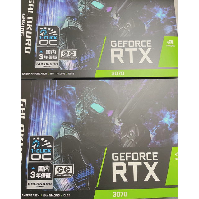 世界有名な resaleshop様 RTX3070-E8GB2点 玄人志向 新品 PCパーツ 世界有名な resaleshop様 RTX3070-E8GB2点 玄人志向 新品 PCパーツ