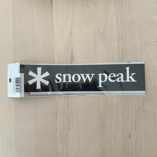 スノーピーク(Snow Peak)のスノーピーク snowpeak ロゴステッカー ステッカー(その他)