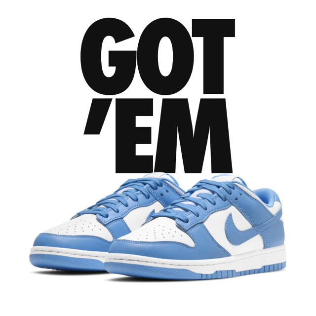 nike dunk low university blue ナイキ ダンクロー