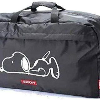 スヌーピー(SNOOPY)のスヌーピー 寝そべりボストンバッグ クロ 消費税+送料無料5000円！(ボストンバッグ)