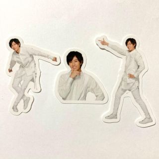 ジャニーズ(Johnny's)のSnow Man ポートレートシリーズ フレークシール 阿部亮平 3枚セット(アイドルグッズ)
