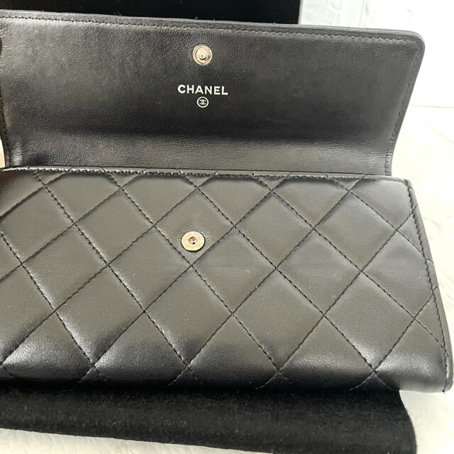CHANEL(シャネル)のCHANEL シャネル マトラッセ 長財布 黒 レディースのファッション小物(財布)の商品写真