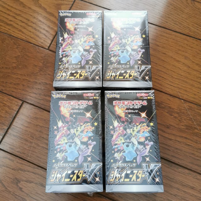 ポケモンカード　シャイニースターV 4BOX シュリンク付シャイニースターV