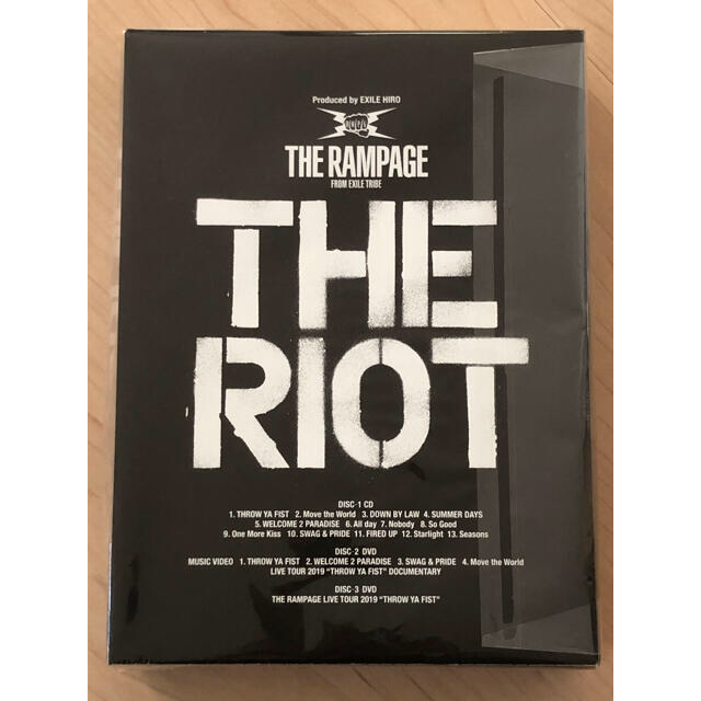 THE RAMPAGE(ザランページ)のTHE RIOT（DVD2枚＋ライブフォトブック付） エンタメ/ホビーのCD(ポップス/ロック(邦楽))の商品写真
