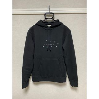 サンローラン(Saint Laurent)のサンローラン 19AW パーカー スモールロゴ スター プルオーバーXSブラック(パーカー)