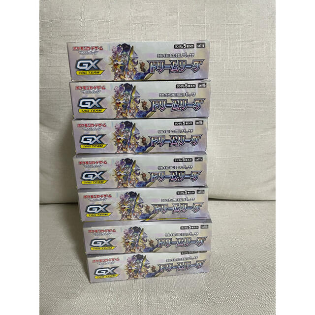 【同梱不可】 ポケモン - 新品未開封 シュリンク付き ドリームリーグ 7boxセット Box/デッキ/パック 【同梱不可】 ポケモン - 新品未開封 シュリンク付き ドリームリーグ 7boxセット Box/デッキ/パック