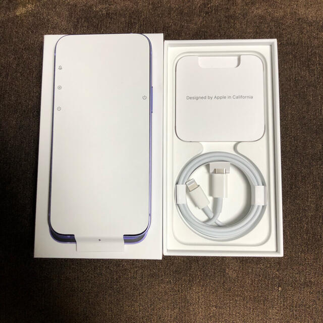 iPhone(アイフォーン)の訳ありiPhone12 mini64Gパープル新品 スマホ/家電/カメラのスマートフォン/携帯電話(スマートフォン本体)の商品写真