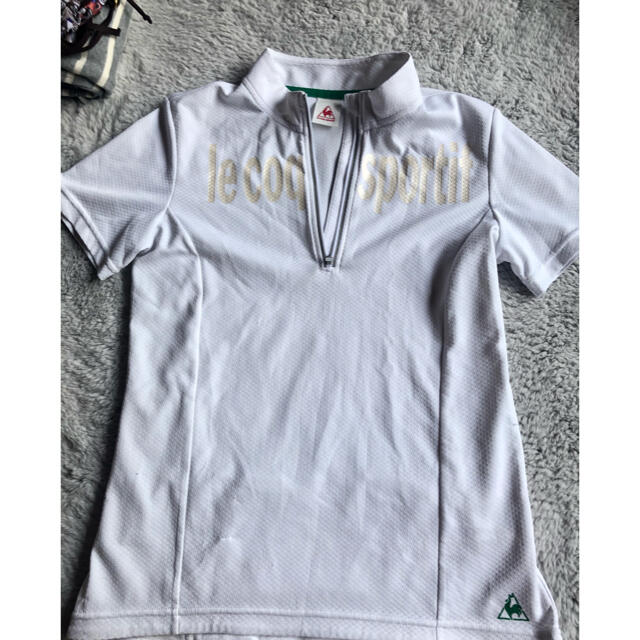 le coq sportif(ルコックスポルティフ)のルコック　半袖　白　自転車用 レディースのトップス(Tシャツ(半袖/袖なし))の商品写真