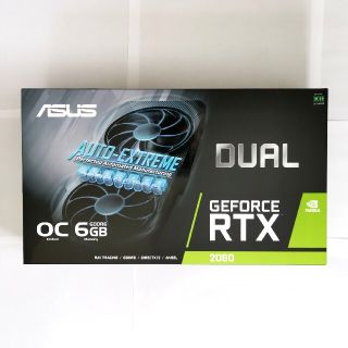 エイスース(ASUS)のASUS DUAL-RTX2060-O6G-EVO(PCパーツ)