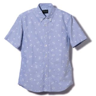 エフシーアールビー(F.C.R.B.)のF.C.R.B.★S/S EMBLEM PRINT SHIRT/ブルー/L(シャツ)