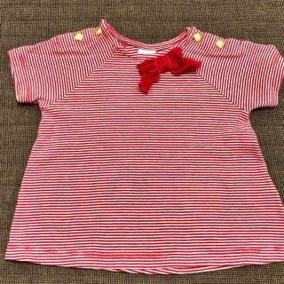 プチバトー(PETIT BATEAU)の美品♡プチバトー　カットソー12m(Ｔシャツ)