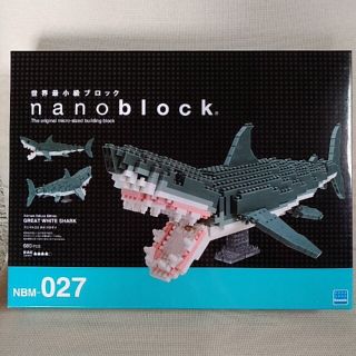 カワダ(Kawada)のnanoblockナノブロック　アニマルDX ホホジロザメNBM 027(その他)