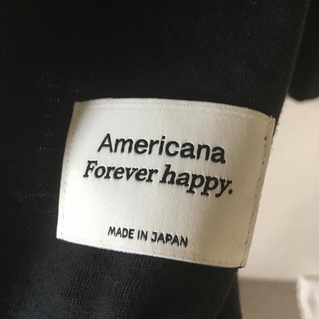 AMERICANA(アメリカーナ)のAMERICANA  バックVネックTシャツ レディースのトップス(カットソー(長袖/七分))の商品写真