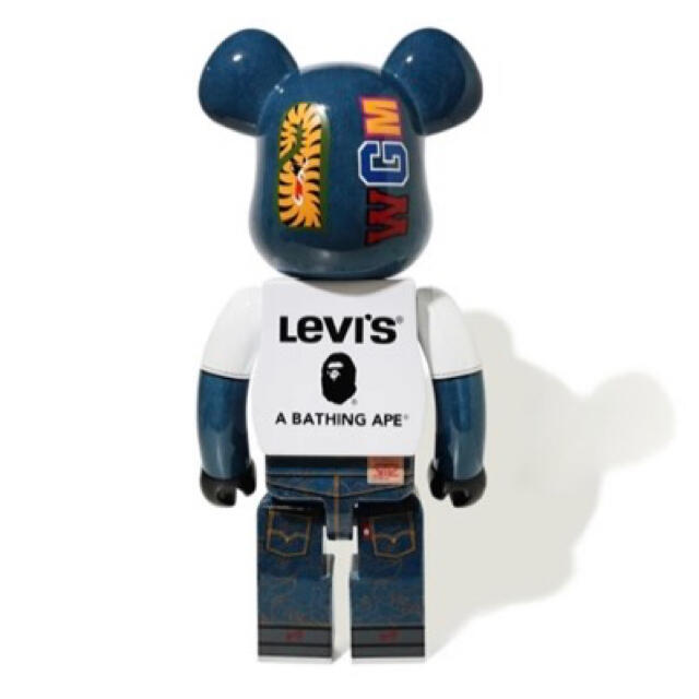 A BATHING APE(アベイシングエイプ)のBAPE LEVI’S BE@RBRICK 1000% エイプ リーバイス エンタメ/ホビーのフィギュア(その他)の商品写真