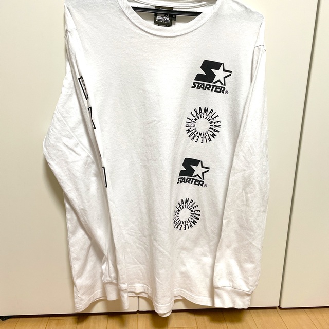 Supreme(シュプリーム)のEXAMPLE × starter 1st long T shirt White メンズのトップス(Tシャツ/カットソー(七分/長袖))の商品写真