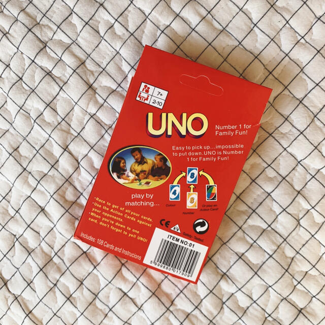 【最安値】UNO ウノ　カードゲーム　新品 エンタメ/ホビーのテーブルゲーム/ホビー(トランプ/UNO)の商品写真
