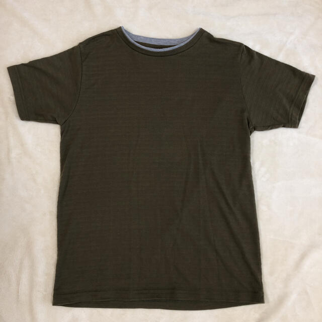 ikka(イッカ)のikka☆カーキ半袖Tシャツ メンズのトップス(Tシャツ/カットソー(半袖/袖なし))の商品写真